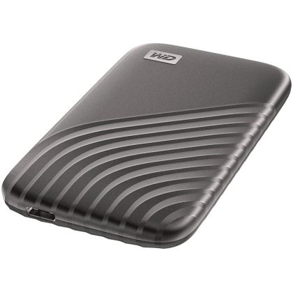 WD 1TB My Passport SSD - Portable SSD, up to 1050MB/s Read and 1000MB/s Write Speeds, USB 3.2 Gen 2 - Space Gray, EAN: 619659184001