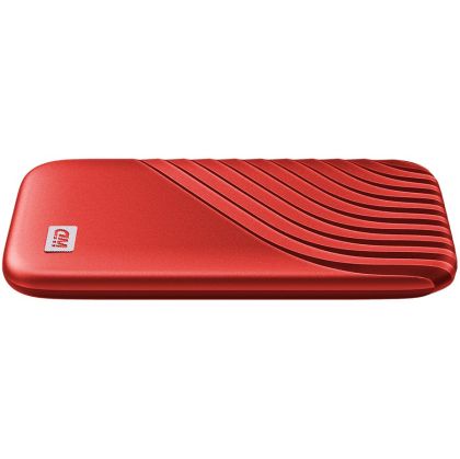 WD 500GB My Passport SSD - Portable SSD, up to 1050MB/s Read and 1000MB/s Write Speeds, USB 3.2 Gen 2 - Red