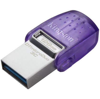 Kingston 128GB DataTraveler microDuo 3C 200MB/s dual USB-A + USB-C, EAN: 740617328165