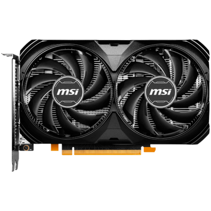 MSI Video Card Nvidia GeForce RTX 4060 VENTUS 2X BLACK 8G OC, 8GB GDDR6, 128bit, Boost: 2490 MHz, 3072 CUDA Cores, PCIe 4.0, 3x DP 1.4a, HDMI 2.1a, RAY TRACING, Dual Fan, 1x 8pin, 550W Recommended PSU, 3Y