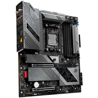 ASROCK MB Desktop X870E Taichi Lite, AM5, 4x DDR5, 2x PCIe 5.0 x16, 1x Blazing M.2(PCIe Gen5x4), 3x Hyper M.2 (PCIe Gen4x4), 6x SATA3, RAID 0,1 and 10, 7.1 HD Audio, 3x USB-C, 12x USB 3.2, 6x USB 2.0, 1x HDMI, 1x SPDIF, 5 GB LAN, Wi-Fi, BT