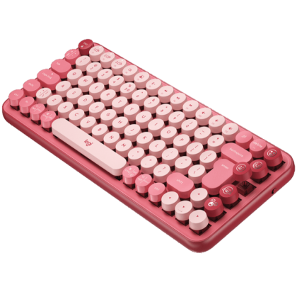 LOGITECH POP ICON KEYS - ROSE - US INT'L - BT  - INTNL-973