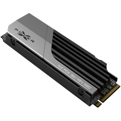 Silicon Power XS70 2TB SSD PCIe Gen 4x4 PCIe Gen4x4 & NVMe 1.4, DRAM Cache, 3DNAND, Heatsink (10.8mm), PS5 Comp. 7300/6800MB/s