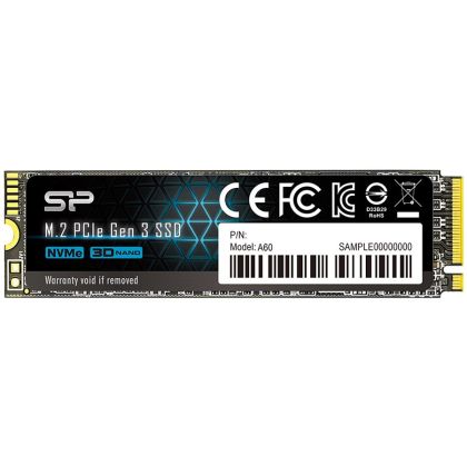 Silicon Power SSD P34A60 1TB M.2, 2280, PCIe 3.0 x4, Read/Write: 2200 / 1600 MB/s