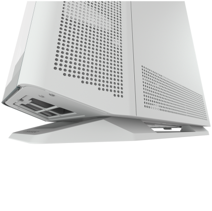 COUGAR | FV270 White | PC Case | Mid tower / Tempered, Curved Glass Perimeter / Quick Detachable Air Filters / Up to 9 Fans (1x120mm RGB Preinstalled) / White