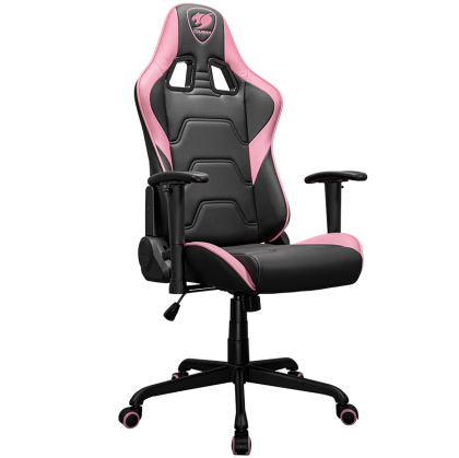 COUGAR Gaming chair Armor Elite Eva / Pink (CGR-ELI-PNB), Breathable Premium PVC Leather, Steel frame, Unparalleled Comfort, Adjustable Design, 2D Adjustable armrest.  Recliner system 90°~160°