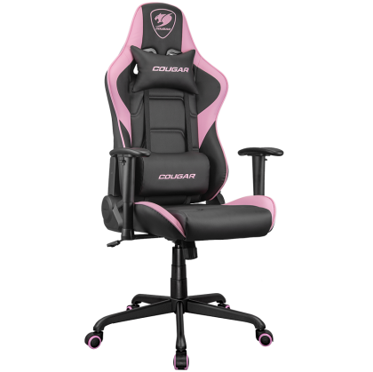 COUGAR Gaming chair Armor Elite Eva / Pink (CGR-ELI-PNB), Breathable Premium PVC Leather, Steel frame, Unparalleled Comfort, Adjustable Design, 2D Adjustable armrest.  Recliner system 90°~160°