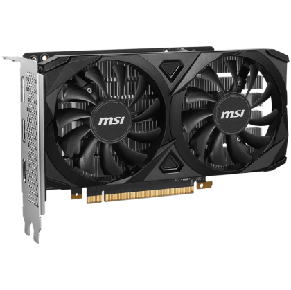 MSI Video Card Nvidia GeForce RTX 3050 VENTUS 2X E 6G OC, 6GB GDDR6, 96bit, Boost: 1492 MHz, 2304 CUDA Cores, PCIe 4.0, 1x DP 1.4a, 2xHDMI 2.1a, RAY TRACING, Dual Fan, 300W, 3Y