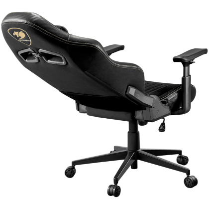 COUGAR Gaming chair Explore Royal F, Breathable Velvet Fabric + Breathable PVC Leather, Adjustable Design, Enhanced Ergonomics, 3D Hyperrotation Armrests, Recliner system 90°~155°