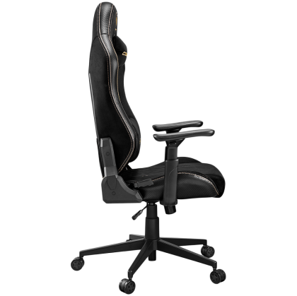 COUGAR Gaming chair Explore Royal F, Breathable Velvet Fabric + Breathable PVC Leather, Adjustable Design, Enhanced Ergonomics, 3D Hyperrotation Armrests, Recliner system 90°~155°