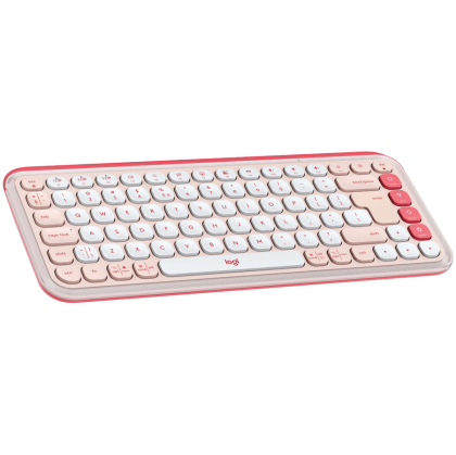 LOGITECH POP ICON KEYS - ROSE - US INT'L - BT  - INTNL-973