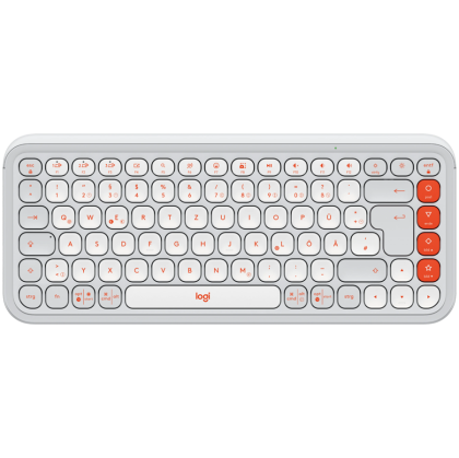 LOGITECH POP ICON KEYS - OFF WHITE - US INT'L - BT  - INTNL-973