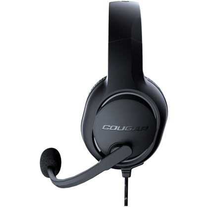 Cougar I HX330 I 3H250P50B.0001 I Headset I Stereo 3.5mm 4-pole and 3-pole PC adapter / Driver 50mm / 9.7mm noise cancelling Mic. / Black