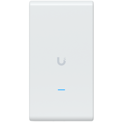 Ubiquiti U6-Mesh-Pro-EU Indoor/outdoor WiFi 6 AP with 4 spatial streams, an integrated super antenna, and a gigabit passthrough port