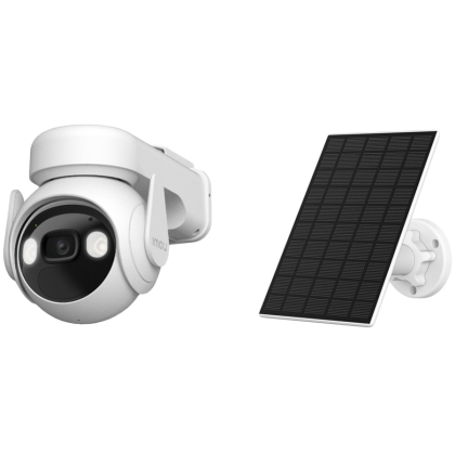 Imou Cell PT Solar KIT, Smart full color night vision 4G PT camera, 3MP, 1/2.8" progressive CMOS, H.265/H.264, 30fps@1296, 3.6mm lens, FOV 88°, IR up to 30m, 8x digital zoom, micro SD up to 256GB, Built-in Mic & Speaker, 110dB Siren and spotlight