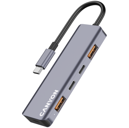 CANYON hub DS-18 5in1 USB-C Grey