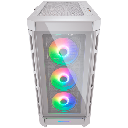 COUGAR DUOFACE PRO RGB PC Case, Mid Tower, White