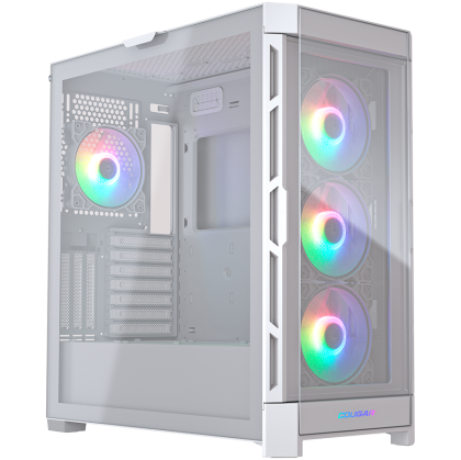 COUGAR DUOFACE PRO RGB PC Case, Mid Tower, White