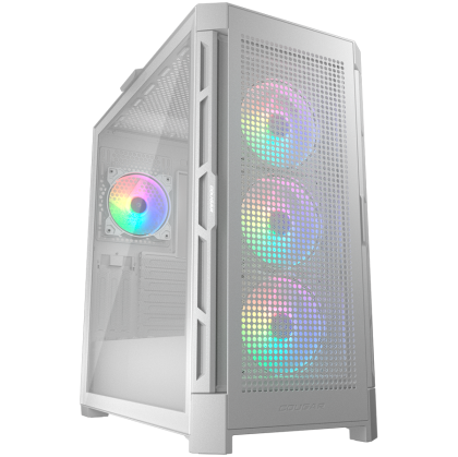 COUGAR DUOFACE PRO RGB PC Case, Mid Tower, White