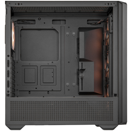 COUGAR | MX600 Black | PC Case | Mid Tower / Mesh Front Panel / 3 x 140mm + 1 x 120mm Fans / Transparent Left Panel