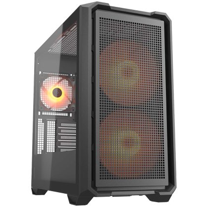 COUGAR MX600 Mini RGB PC Case, Mini Tower, Black