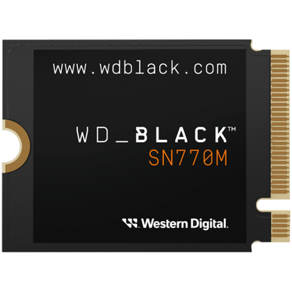 SSD WD Black SN770M 1TB M.2 2230 PCIe Gen4 x4 NVMe, Read/Write: 5150/4900 MBps, IOPS 740K/800K, TBW: 600