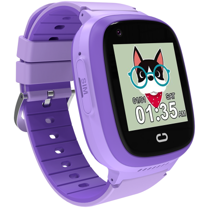 CANYON kids watch Sunny KW-48 Video 4G GPS Games&Music Violet