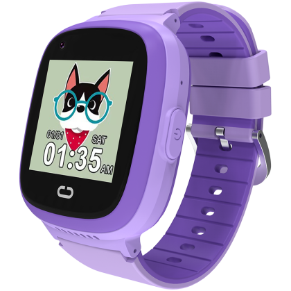 CANYON kids watch Sunny KW-48 Video 4G GPS Games&Music Violet