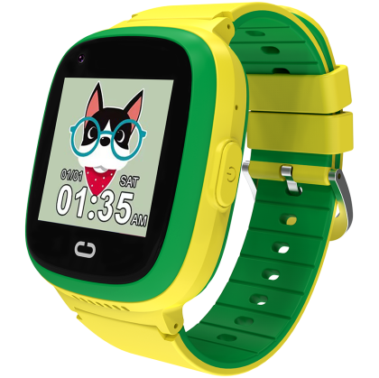 CANYON kids watch Sunny KW-48 Video 4G GPS Games&Music Green