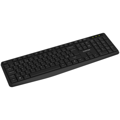 CANYON keyboard KB-W01 EN/BG Wireless Black