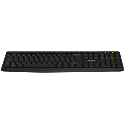 CANYON keyboard KB-W01 EN/BG Wireless Black