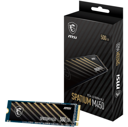 MSI SPATIUM M450 PCIe 4.0 NVMe M.2 500GB