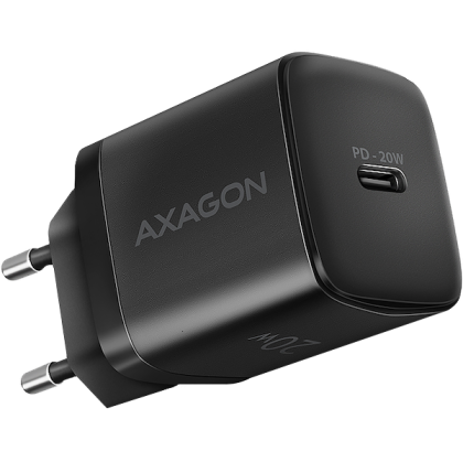 AXAGON ACU-PD20 wall charger 1x QC3.0/AFC/FCP/PD type-C, 20W, black