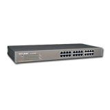 Switch TP-Link TL-SF1024, 24-Port RJ45 10/100Mbps Standard 19-inch rack-mountable steel case switch, 4.8Gbps Switching Capacity, Fanless, Auto Negotiation/Auto MDI/MDIX