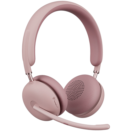 LOGITECH HEADSET - Logitech Zone Wireless 2 UC - ROSE,TEAMS - 2.4GHZ/BT - NO STAND