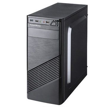 Chassis FC-F61A, ATX, 7 slots, 2 X 5.25", 3 X 3.5" H.D., 2 X 2.5", 1 x USB 3.0, 2 X USB2.0 / 2 x AUDIO /, PSU 550W 12 sm, 20+4pin, 2 x IDE, 3 x SATA, Black