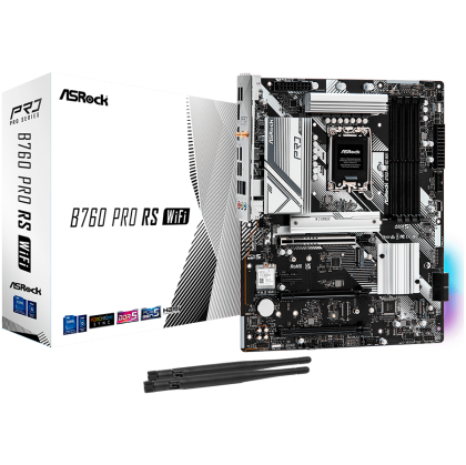 ASROCK MB B760 LGA1700 4 x DDR5 1 x HDMI 1 x DisplayPort 2 x M.2 4 x SATA3 ATX