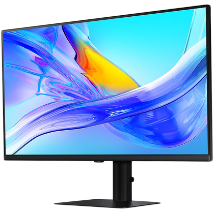 Monitor LED Samsung LS32D800UAUXEN S80UD, 32" FLAT 16:9 (3840x2160) VA 60Hz, 350 cd/m2, 3000:1, 5ms, 178/178, 1xDP, 1xHDMI USB-Hub 3xUSB3.0 USB-C (90W), 3.5 Jack, Tilt/Pivot/Swivel/HeightAdj (120mm), VESA 100x100, 2Y