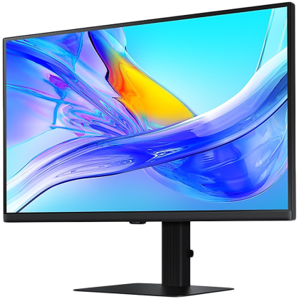 Monitor LED Samsung LS27D800UAUXEN S80UD, 27" FHD FLAT 16:9 (3840 x 2160) IPS 60Hz, 350 cd/m2, 1000:1, 5ms, 178/178, 1xDP, 1xHDMI USB-Hub 90W, RJ-45, 3.5 Jack, Tilt/Pivot/Swivel/HeightAdj (120mm), VESA 100x100, 2Y