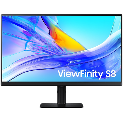 Monitor LED Samsung LS27D800UAUXEN S80UD, 27" FHD FLAT 16:9 (3840 x 2160) IPS 60Hz, 350 cd/m2, 1000:1, 5ms, 178/178, 1xDP, 1xHDMI USB-Hub 90W, RJ-45, 3.5 Jack, Tilt/Pivot/Swivel/HeightAdj (120mm), VESA 100x100, 2Y