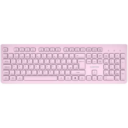 CANYON keyboard HKB-W01 UK/US AAA Wireless Pink