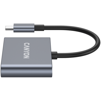 CANYON hub DS-3 3in1 USB-C Dark Grey