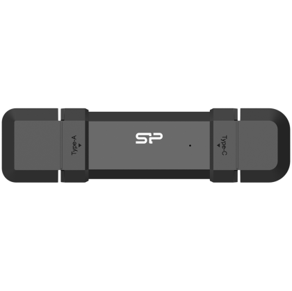 Silicon Power DS72 250GB USB Type-A and USB Type-C 3.2 Gen 2 Black