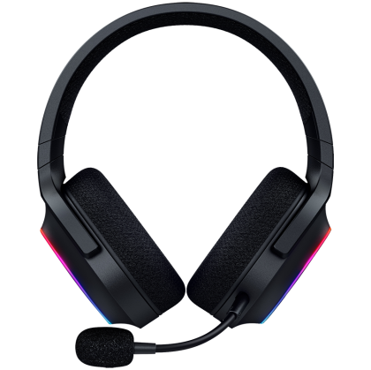 Razer Barracuda X Chroma, Gaming Headset, Black, Oval Ear Cushions, 2.4 GHz Wireless / Bluetooth, Breathable Fabric with Memory Foam Cushions, Detachable Razer™ HyperClear Cardioid Mic, 7.1 Surround sound: Only available on Windows 10 64-bit (or higher)