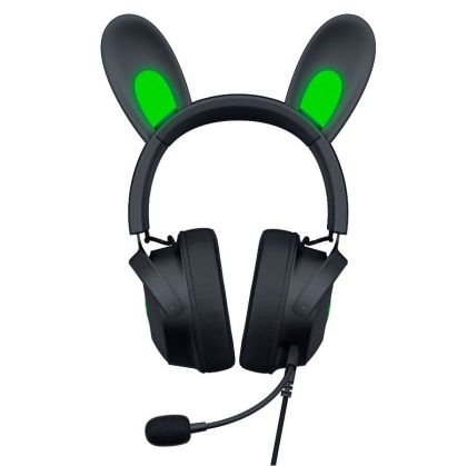 Razer Kraken Kitty V2 Pro, Gaming Wired Headset, Razer Chroma RGB, Stream Reactive Lighting, Docked Mode, 50 mm audio drivers, USB, Passive noise-canceling Microphone, Volume Control