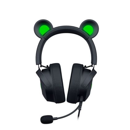 Razer Kraken Kitty V2 Pro, Gaming Wired Headset, Razer Chroma RGB, Stream Reactive Lighting, Docked Mode, 50 mm audio drivers, USB, Passive noise-canceling Microphone, Volume Control