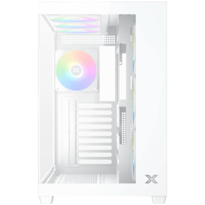 Aqua V Air Arctic (White, ATX, U3x2+Type C, 2PCS TG, 6PCS Z22A Arctic Reverse & 1PC Z22A Arctic & ARGB Remote Control Kit)
