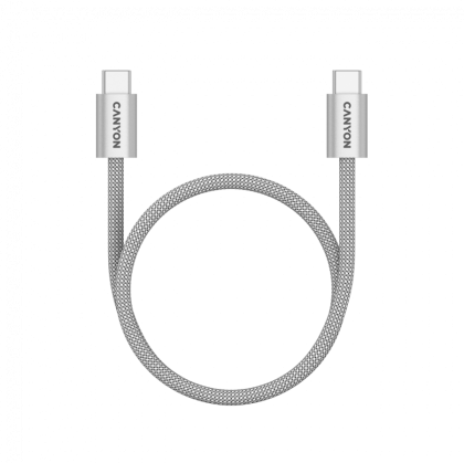 CANYON cable OnWire 60MG C-C 60W Magnet Braided 1m Light Grey