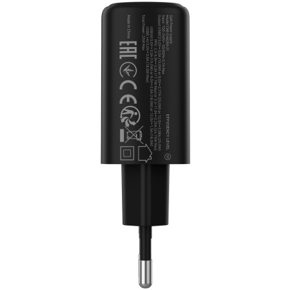 CANYON charger OnCharge 250 25W 1xPD 1xQC EU Black