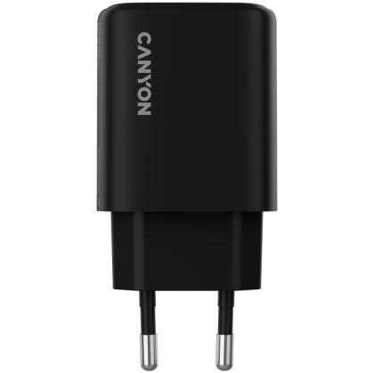 CANYON charger OnCharge 250 25W 1xPD 1xQC EU Black